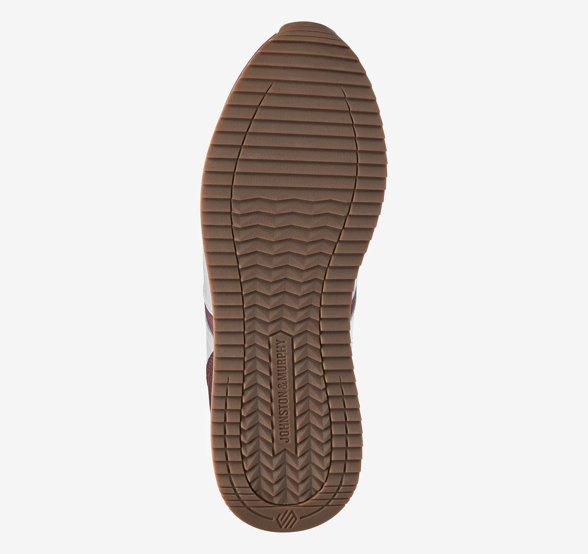 Wine Nubuck/White Croc-Embossed Full-Grain Leather