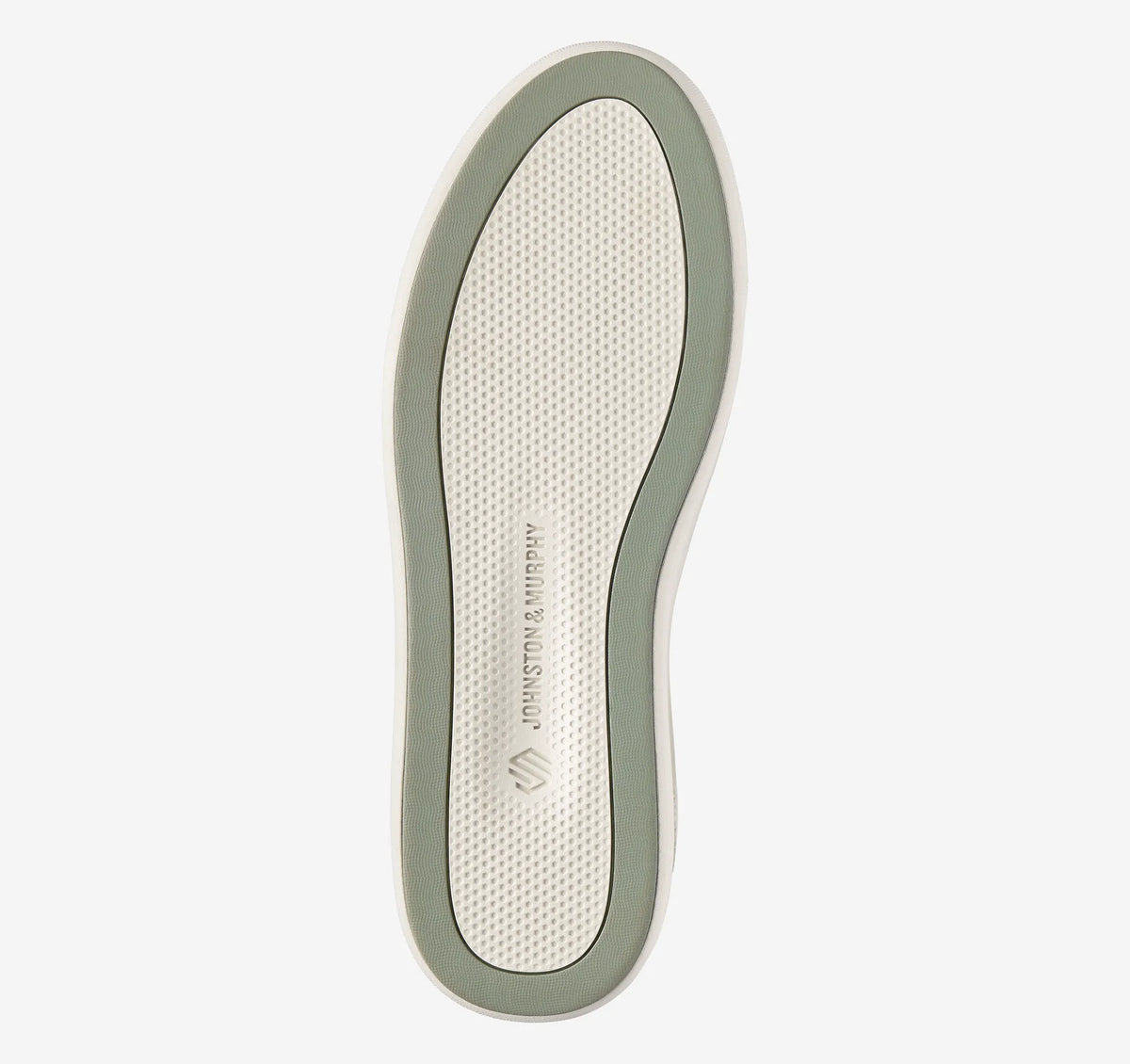 White Full-Grain Leather/Green Suede
