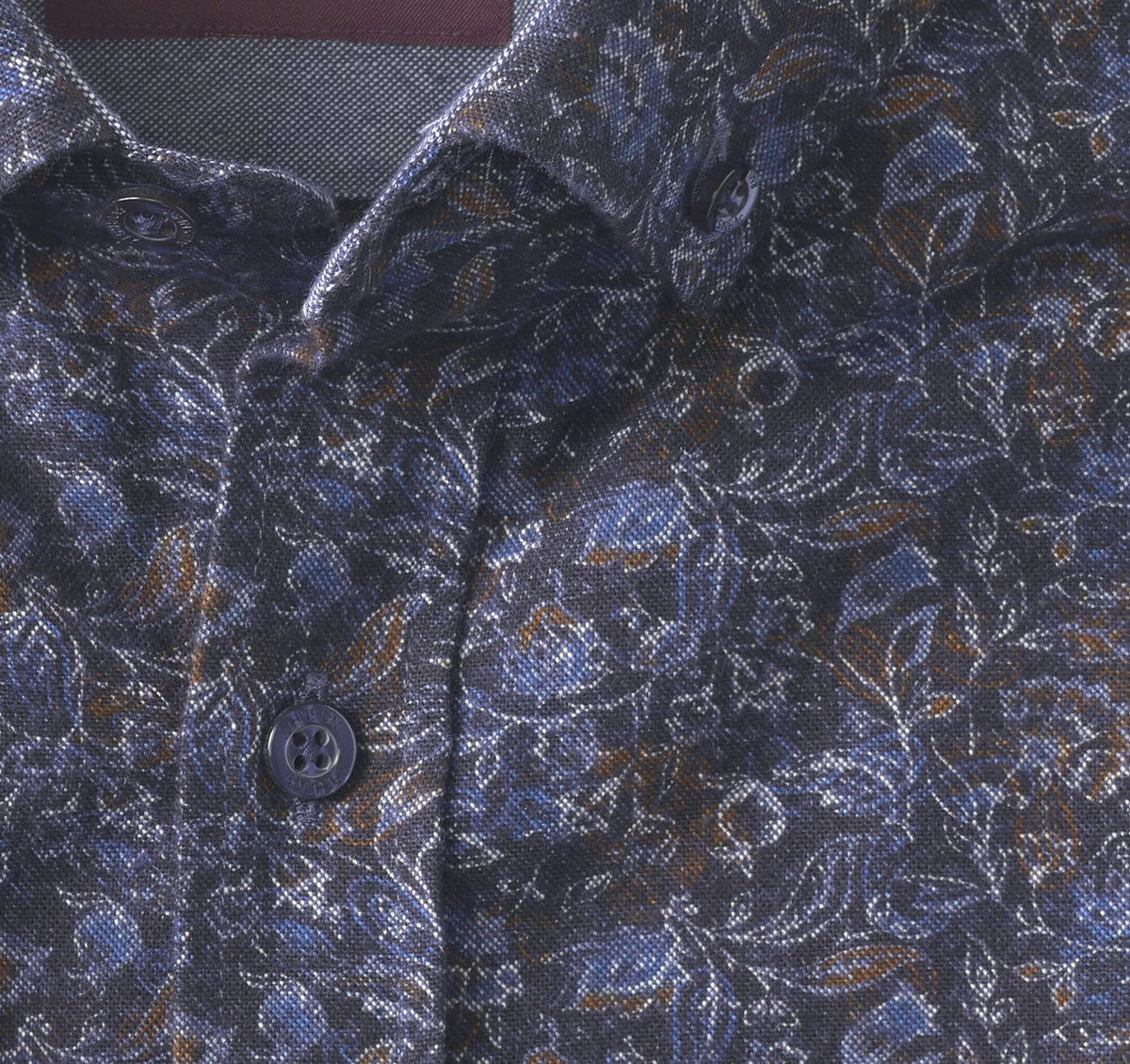 Navy/Brown Frond