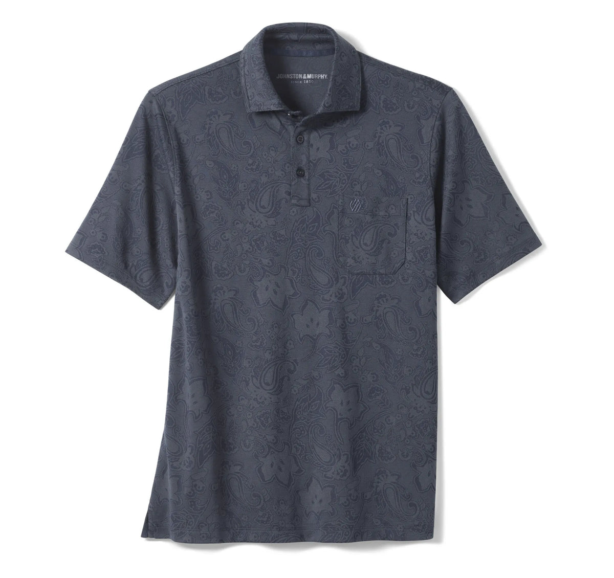 Navy Paisley