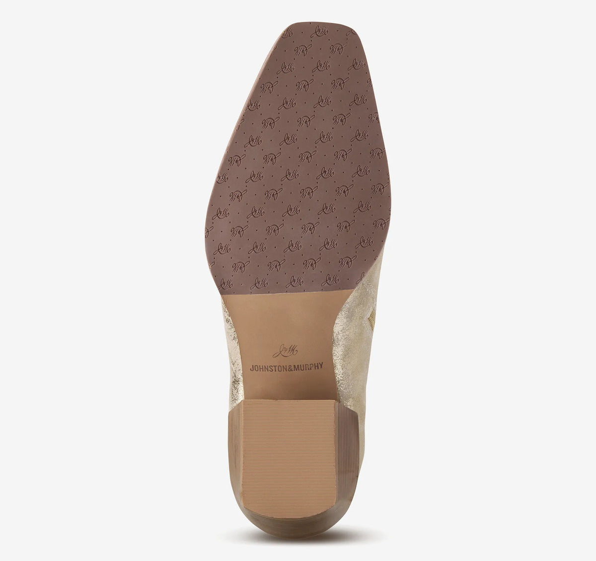 Gold Metallic Kid Suede