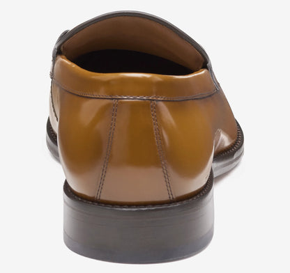 Tan Italian Patent Calfskin