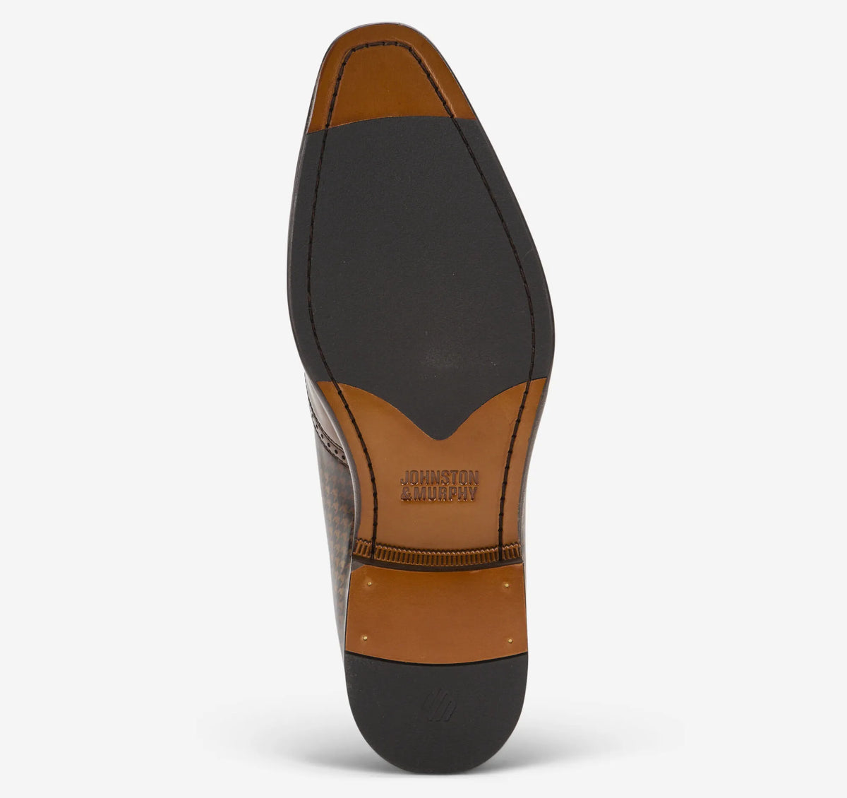Mahogany Brush-Off Houndstooth Calfskin