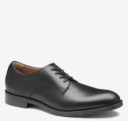 Black Embossed Waterproof Full Grain Leather