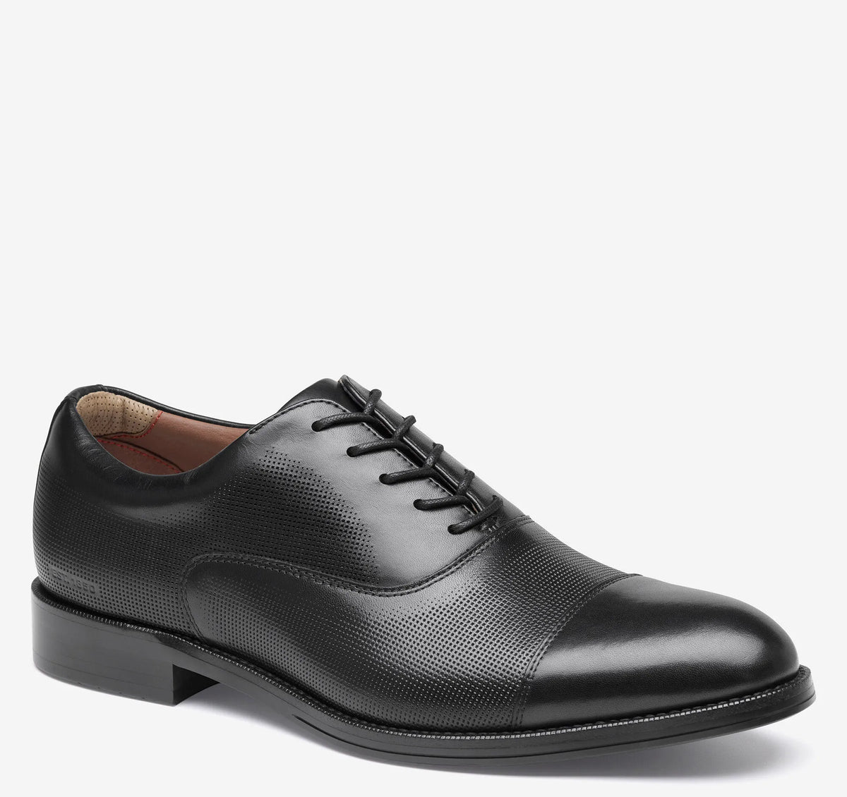 Black Waterproof Full-Grain Leather