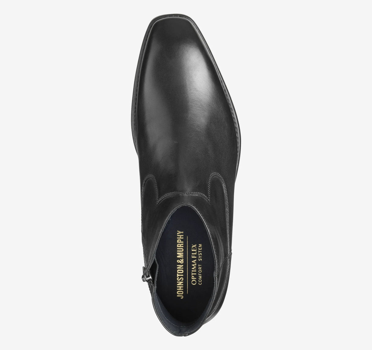 Black Hand-Finished Full-Grain Leather