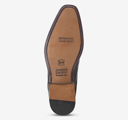 Black Hand-Finished Full-Grain Leather