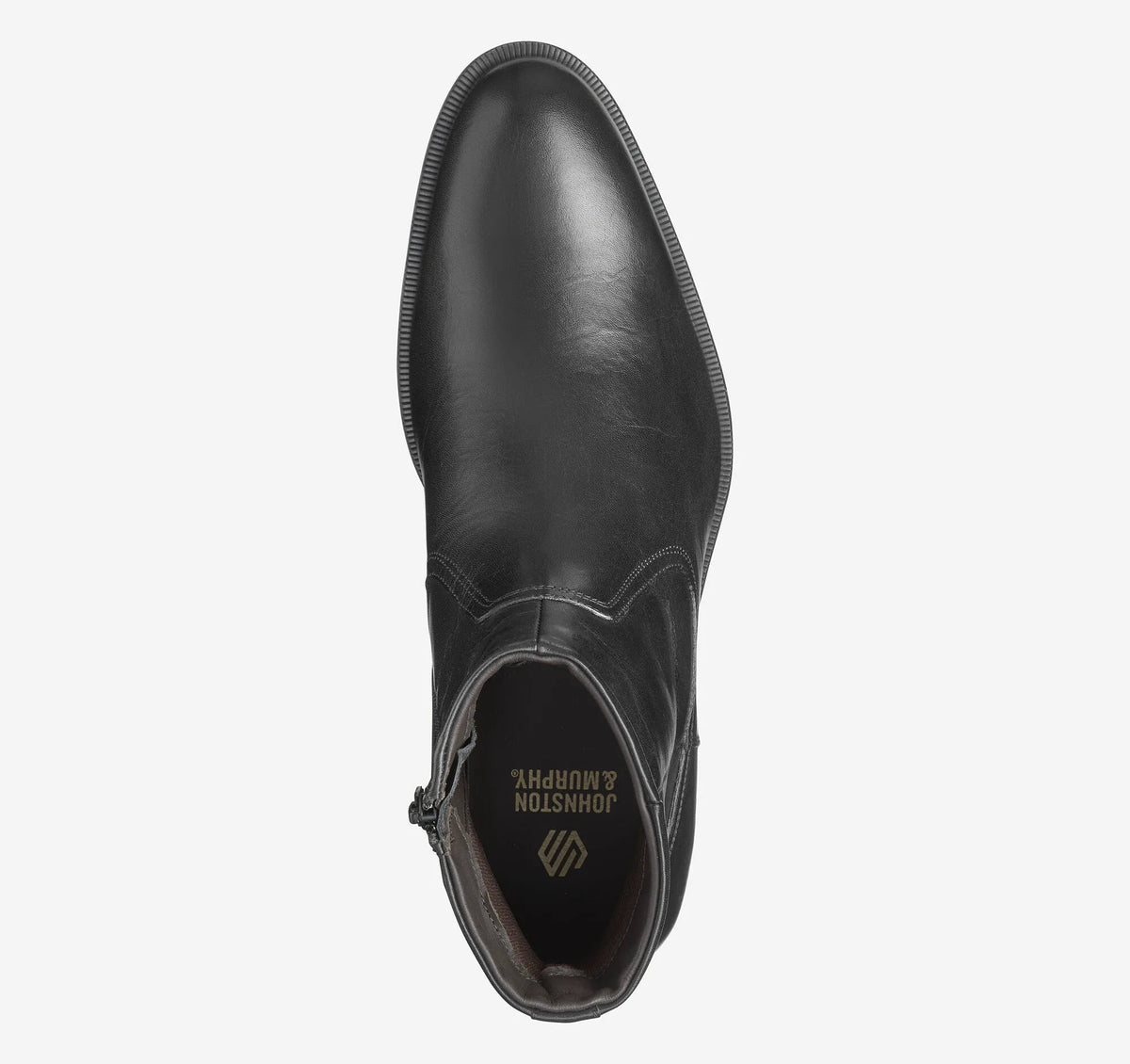 Black European Full-Grain Leather