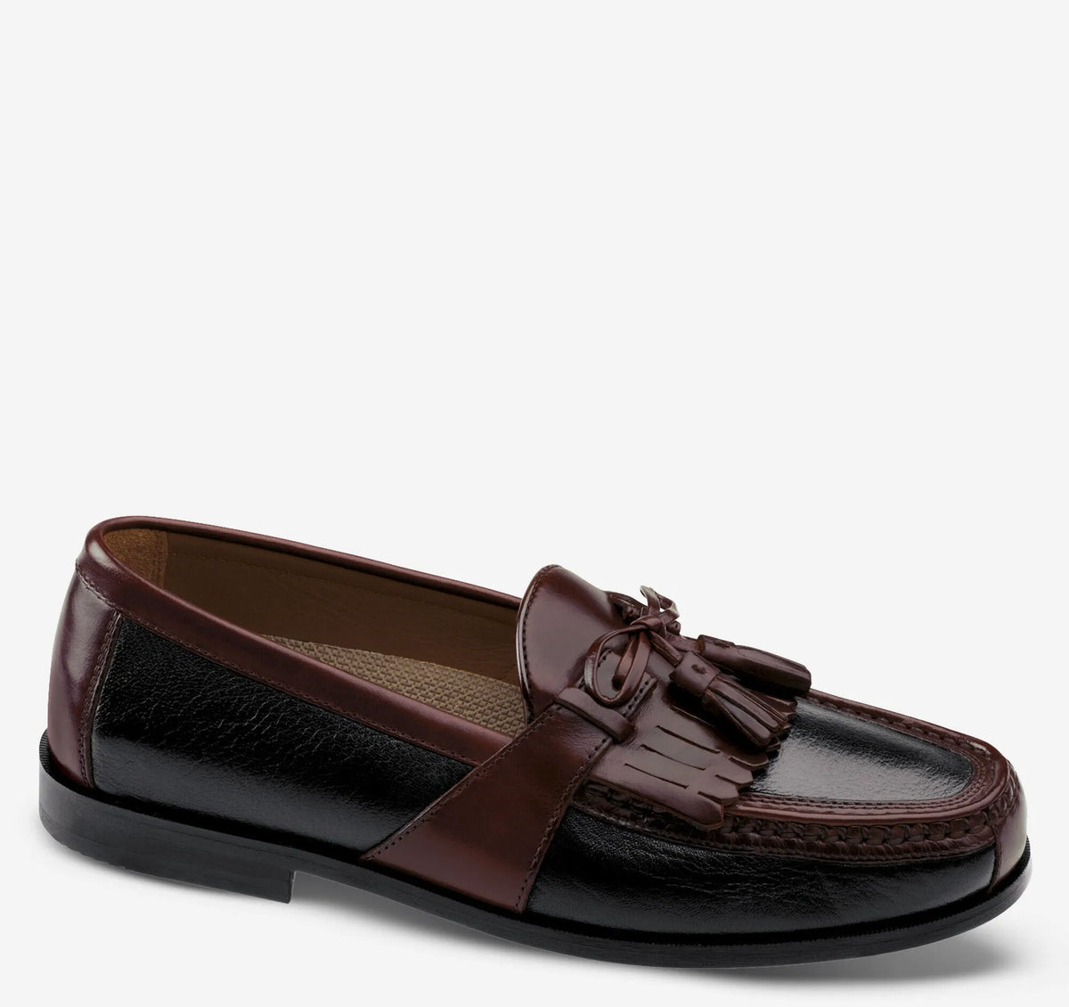 Black Smooth/Antique Mahogany Waxed