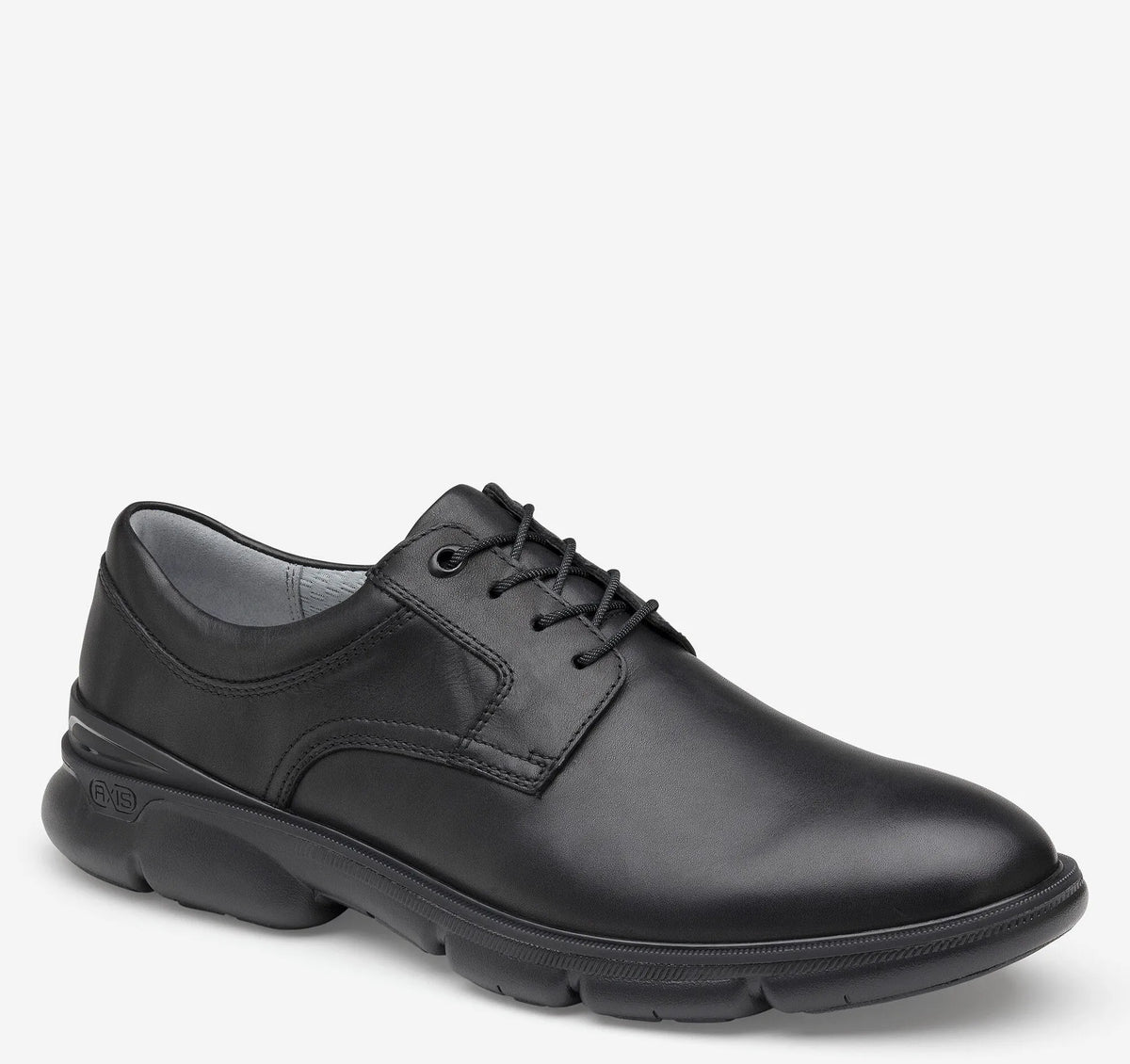 Black Waterproof Full-Grain Leather
