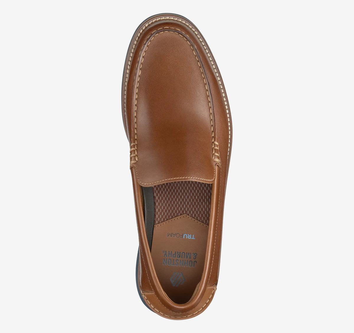 Tan Full Grain/Blue Sole