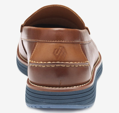 Tan Full Grain/Blue Sole
