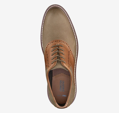 Taupe Nubuck/Tan Full Grain Leather