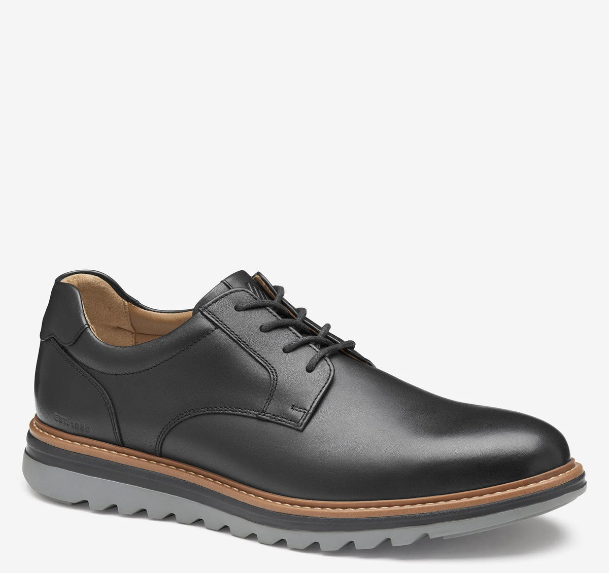 Black Full Grain Leather