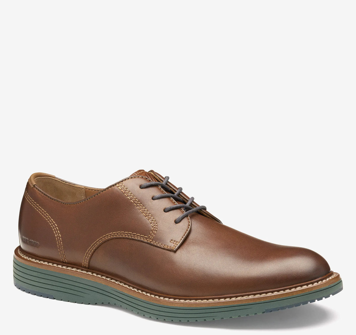 Tan Full Grain Leather/Green Sole