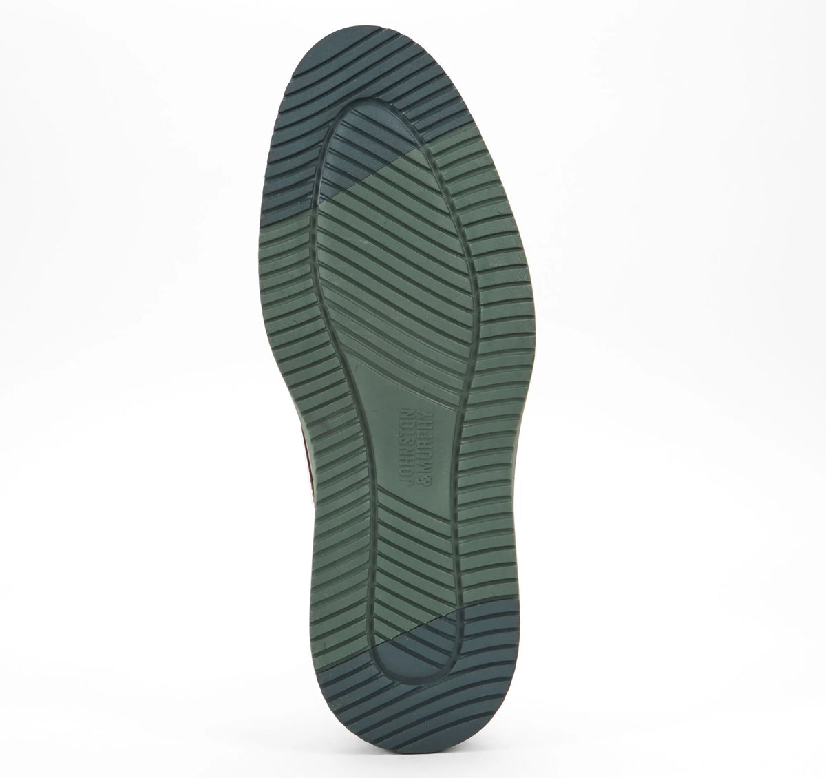 Tan Full Grain Leather/Green Sole