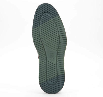 Tan Full Grain Leather/Green Sole