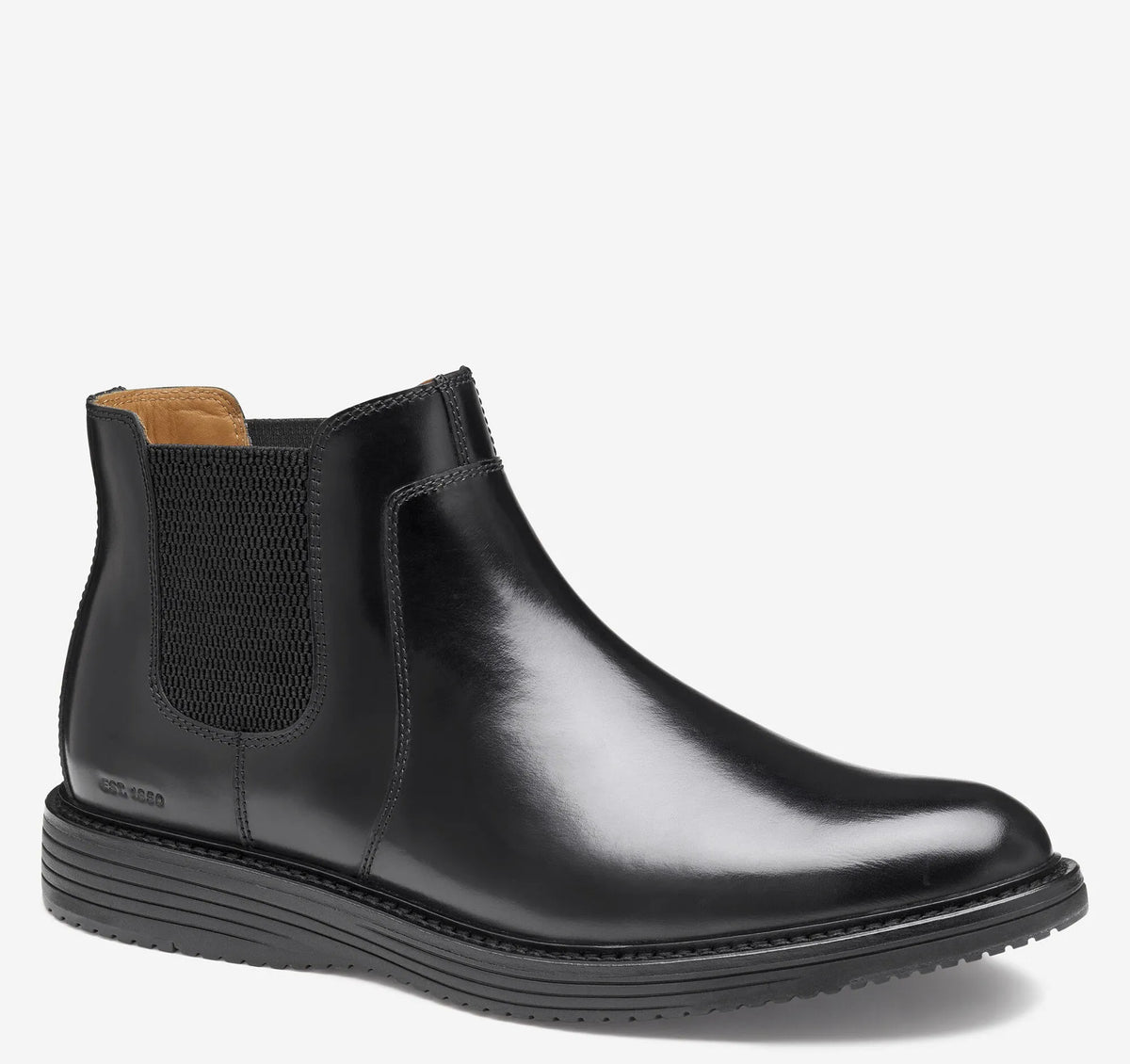 Black Full Grain Leather