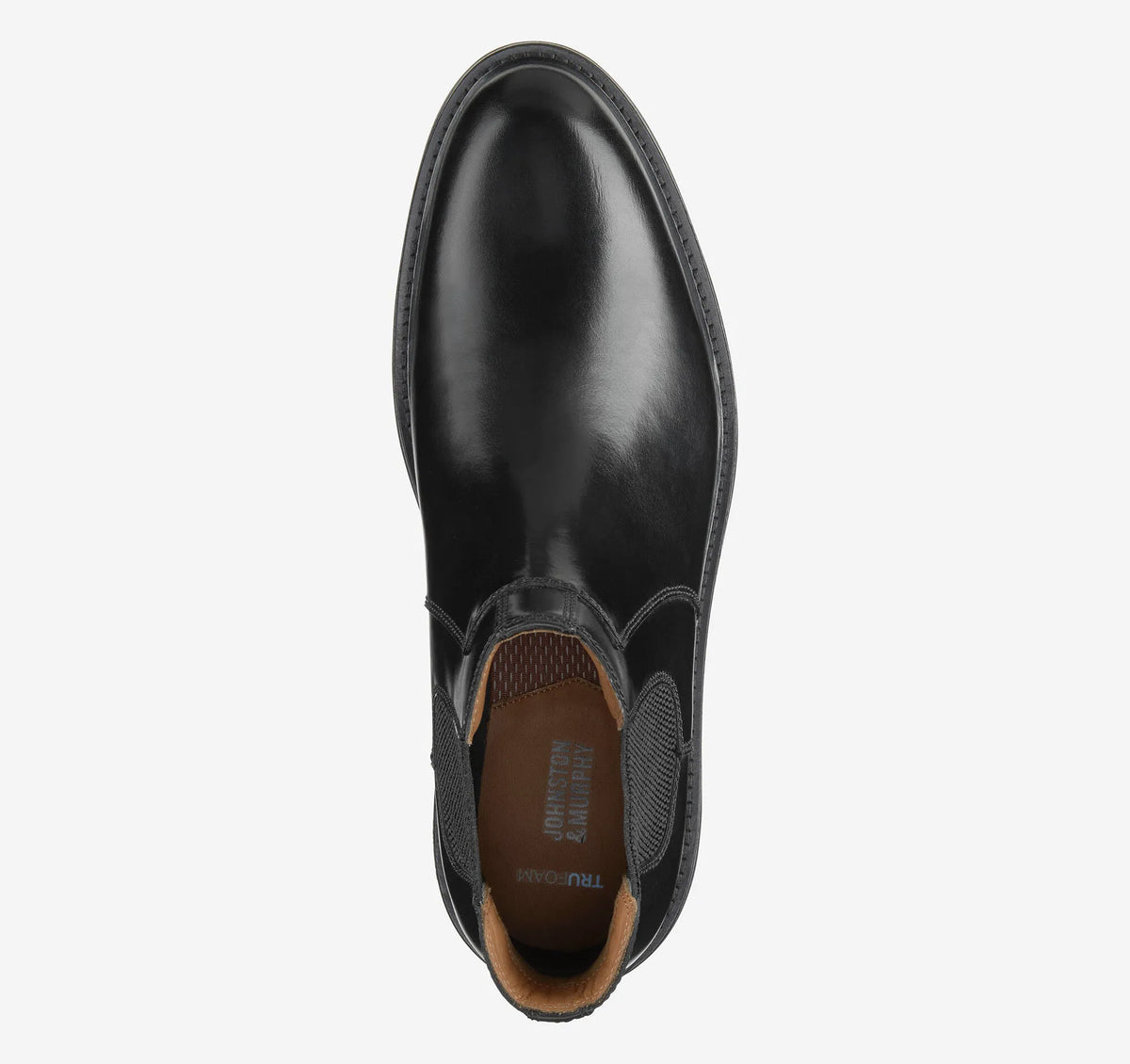Black Full Grain Leather