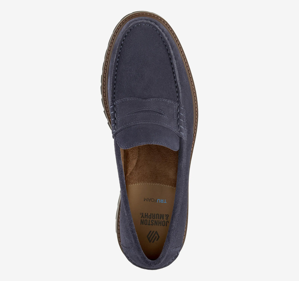 Navy Suede