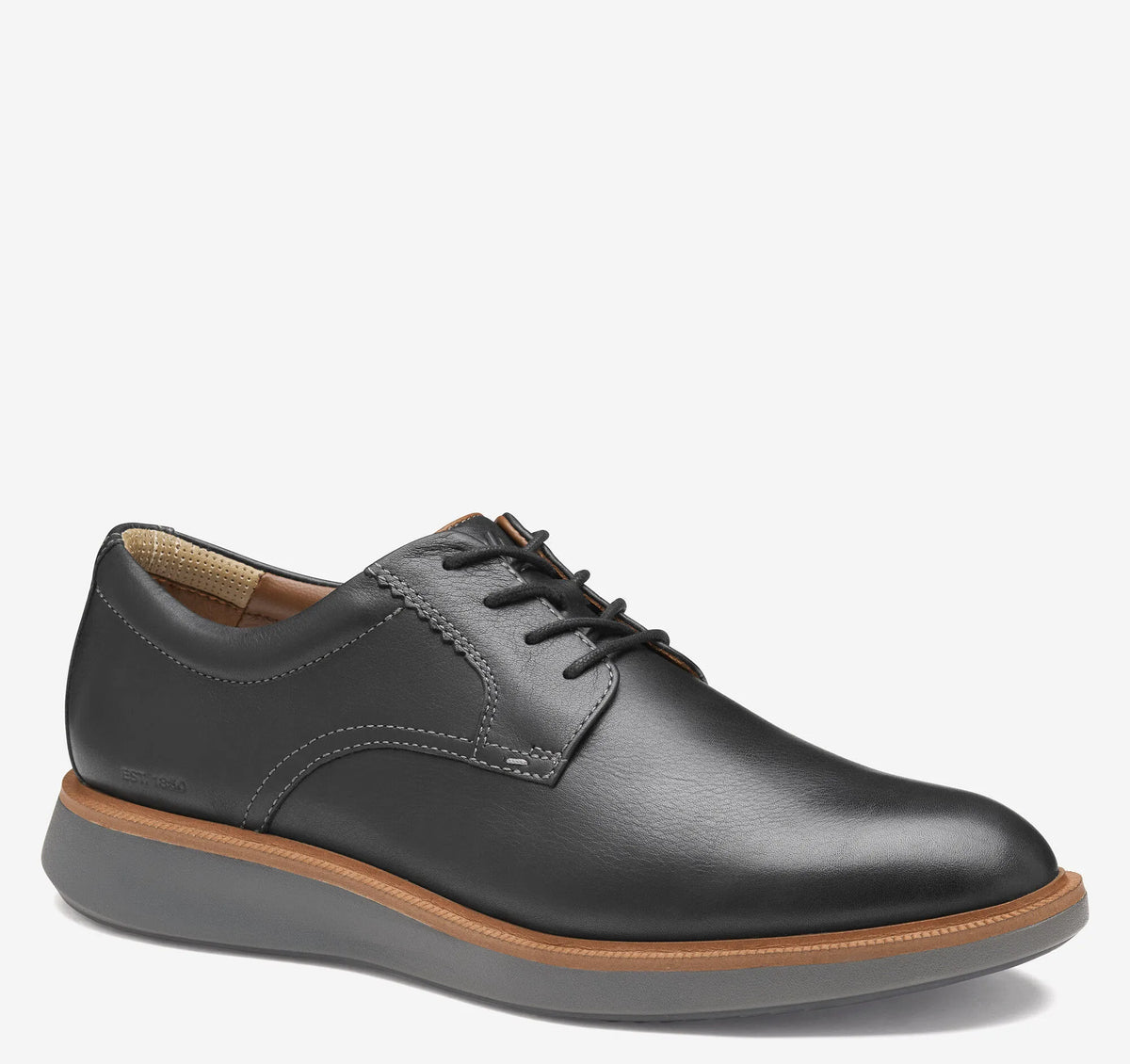 Black Waterproof Full Grain Leather