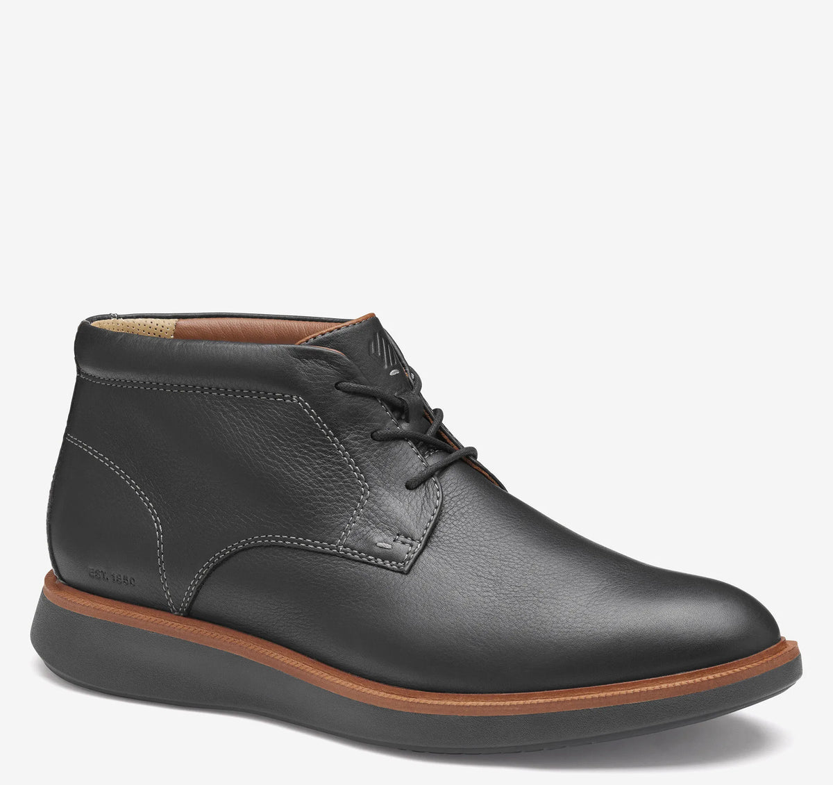 Black Waterproof Full Grain Leather