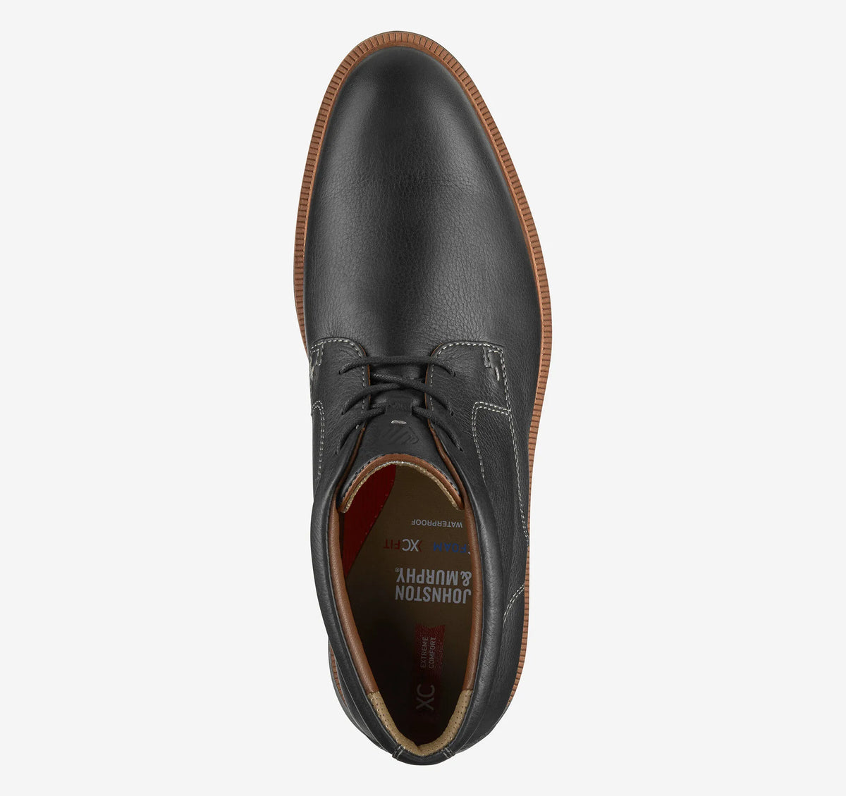 Black Waterproof Full Grain Leather