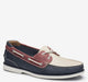 Red/White/Blue Full-Grain Leather