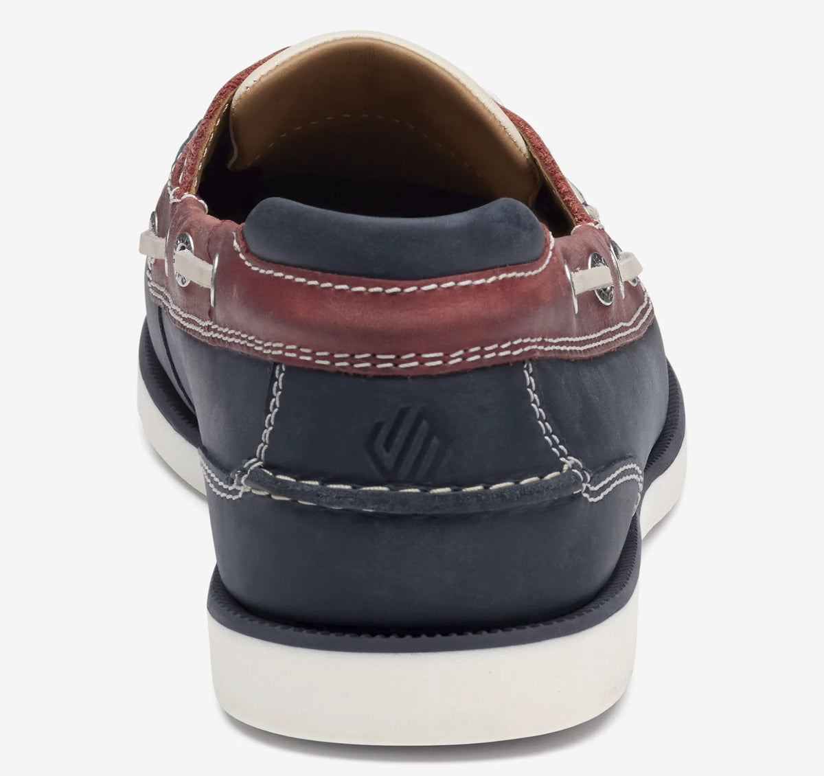 Red/White/Blue Full-Grain Leather