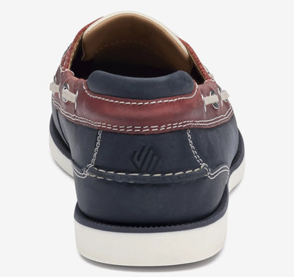 Red/White/Blue Full-Grain Leather