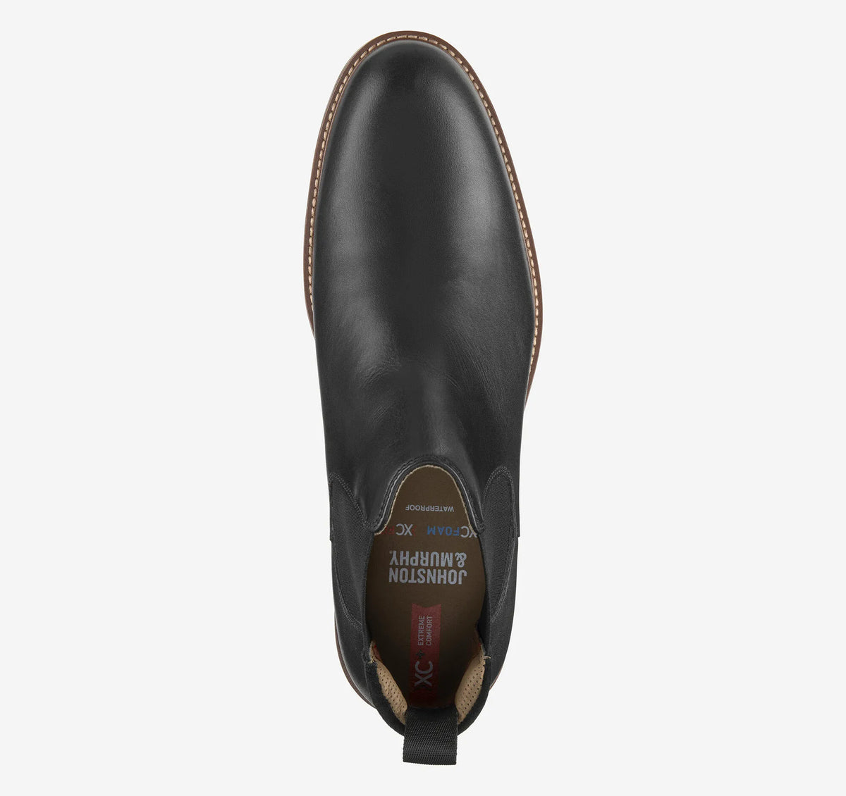Black Waterproof Full Grain Leather