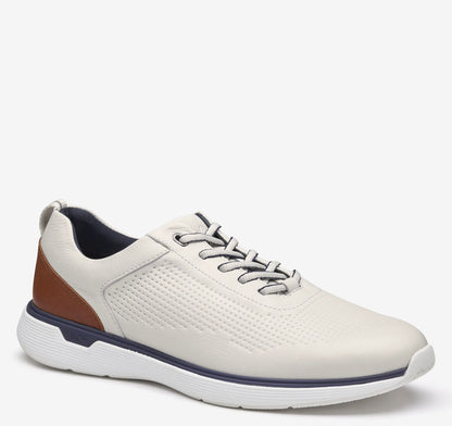 White Waterproof Full-Grain Leather