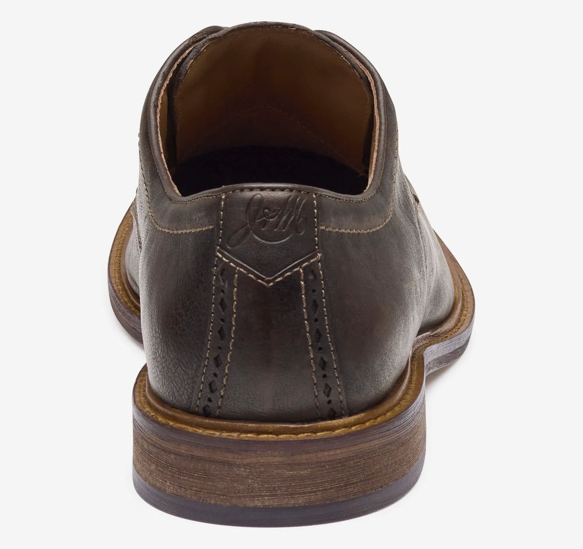 Dark Brown Bomber Leather