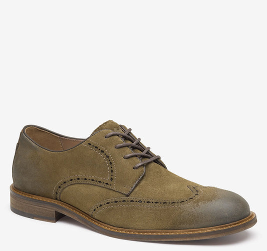 Moss Waxed Suede