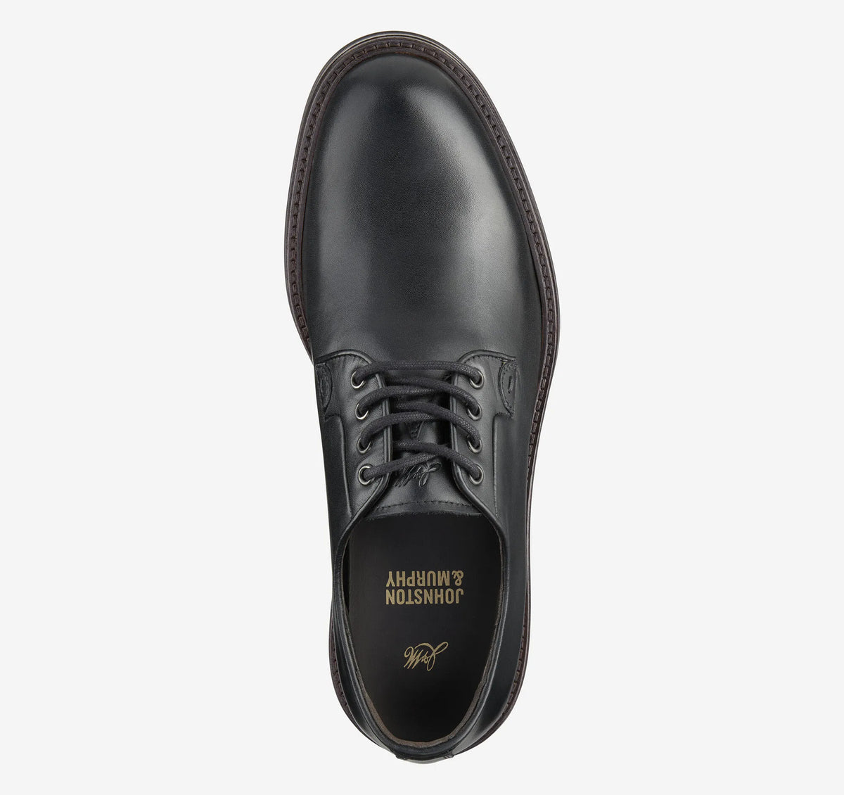 Black Hand-Finished Full-Grain Leather