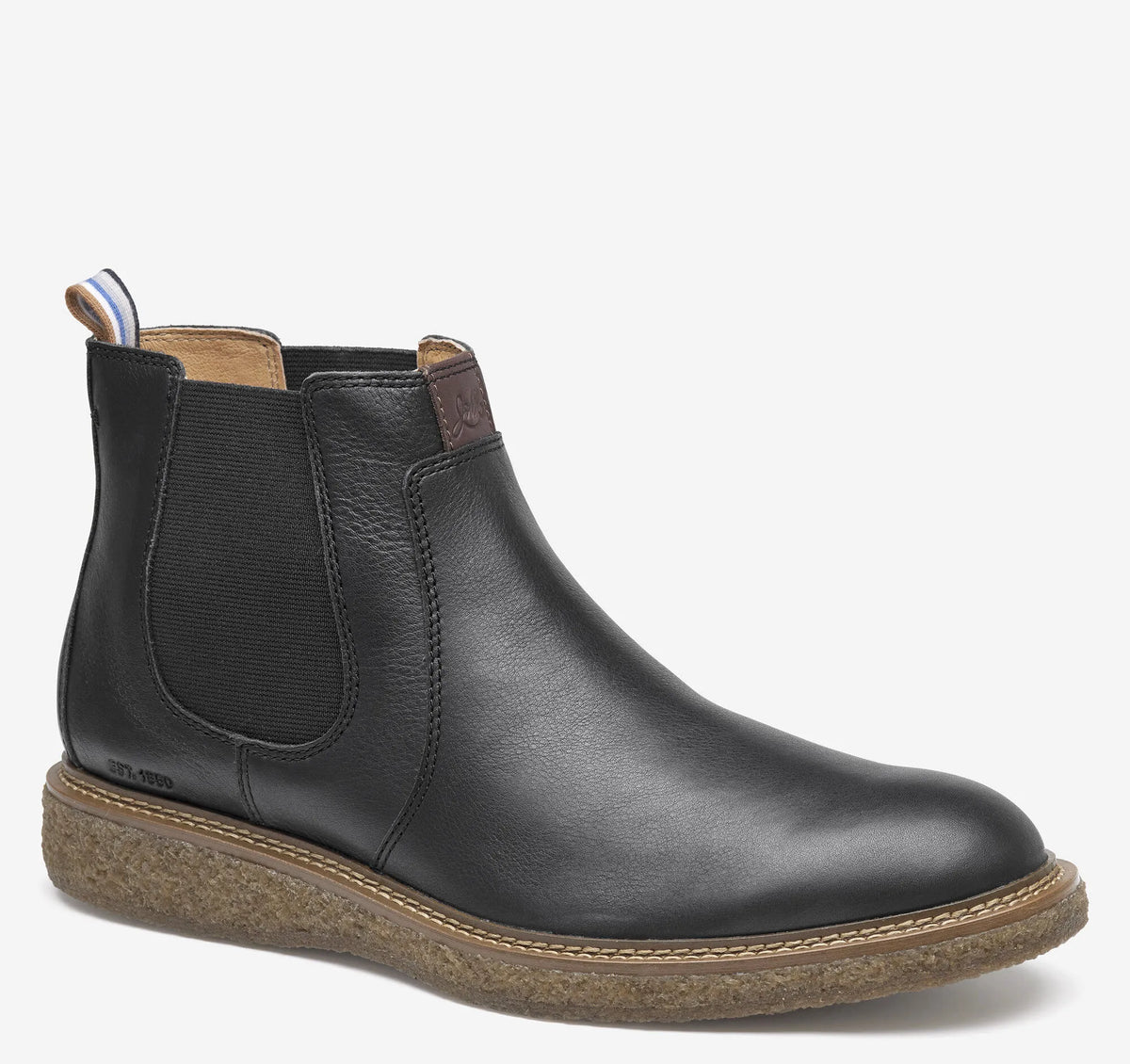 Black Full-Grain Leather