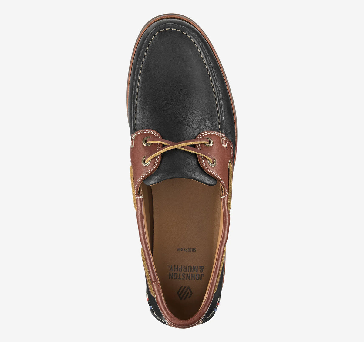 Black/Brown Glove Leather