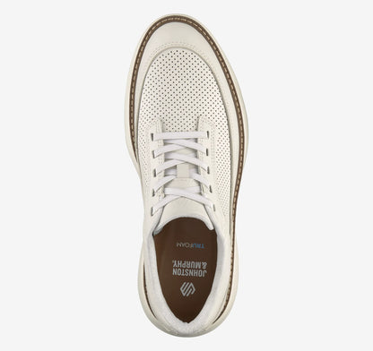White Full-Grain Leather