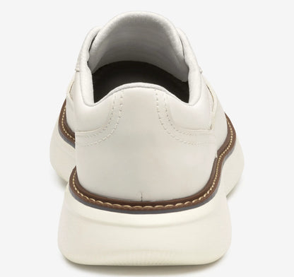 White Full-Grain Leather