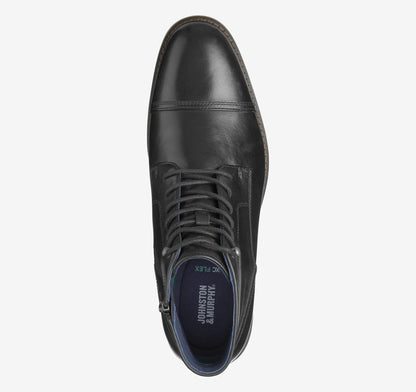 Black Hand-Finished Full-Grain Leather