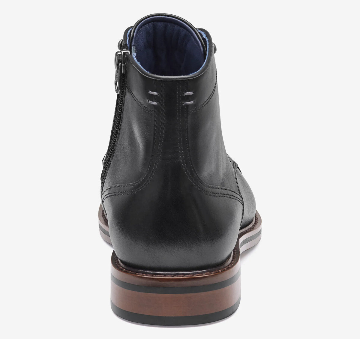 Black Hand-Finished Full-Grain Leather