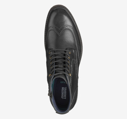 Black Hand-Finished Full-Grain Leather