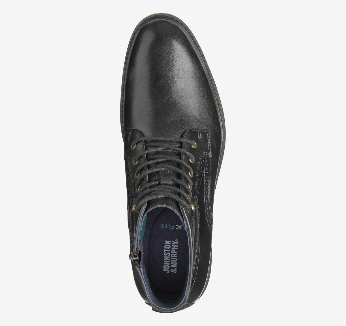 Black Hand-Finished Full-Grain Leather