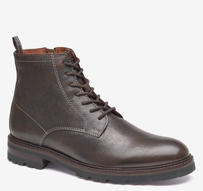 Dark Brown Bomber Leather