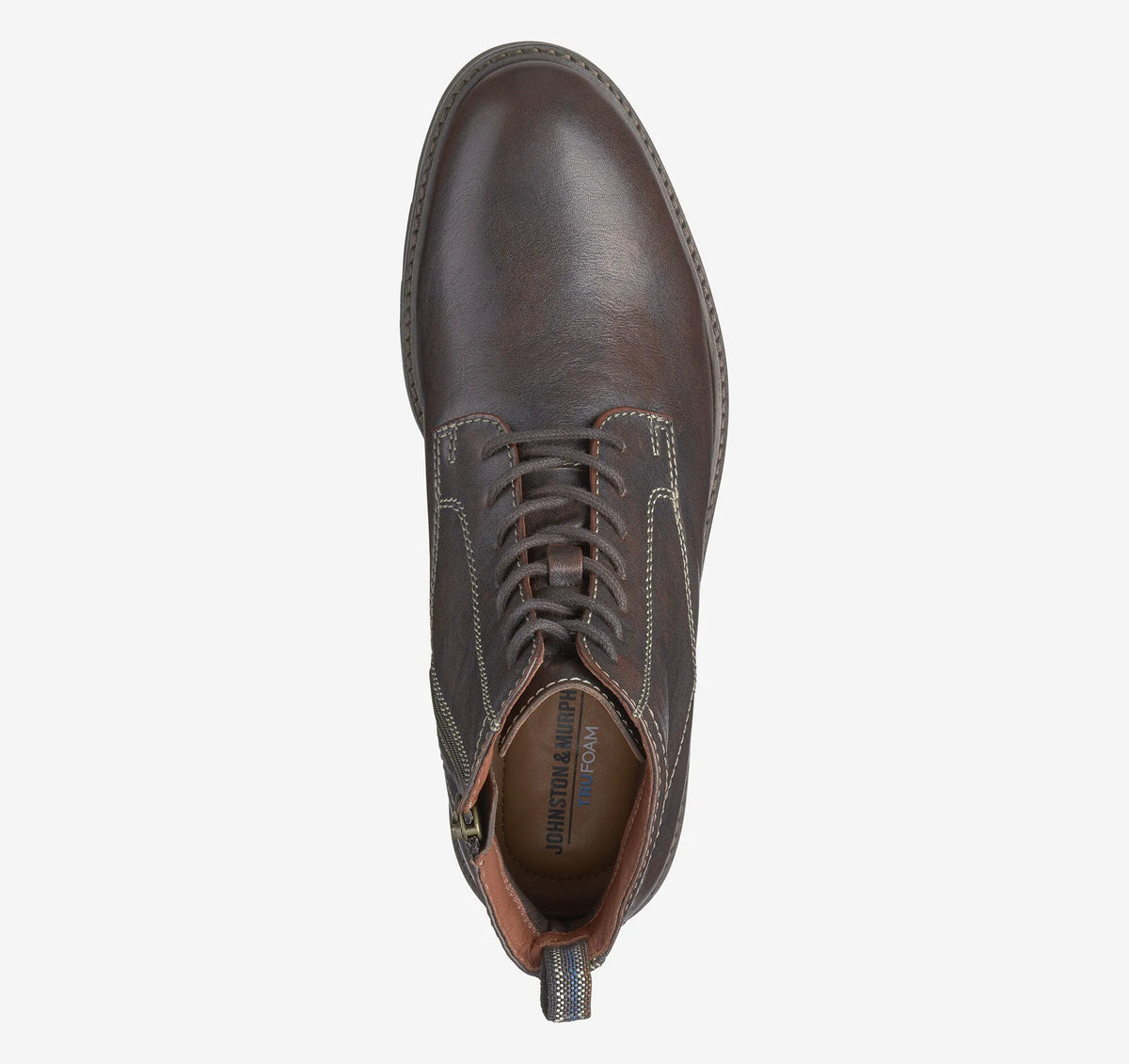 Dark Brown Bomber Leather