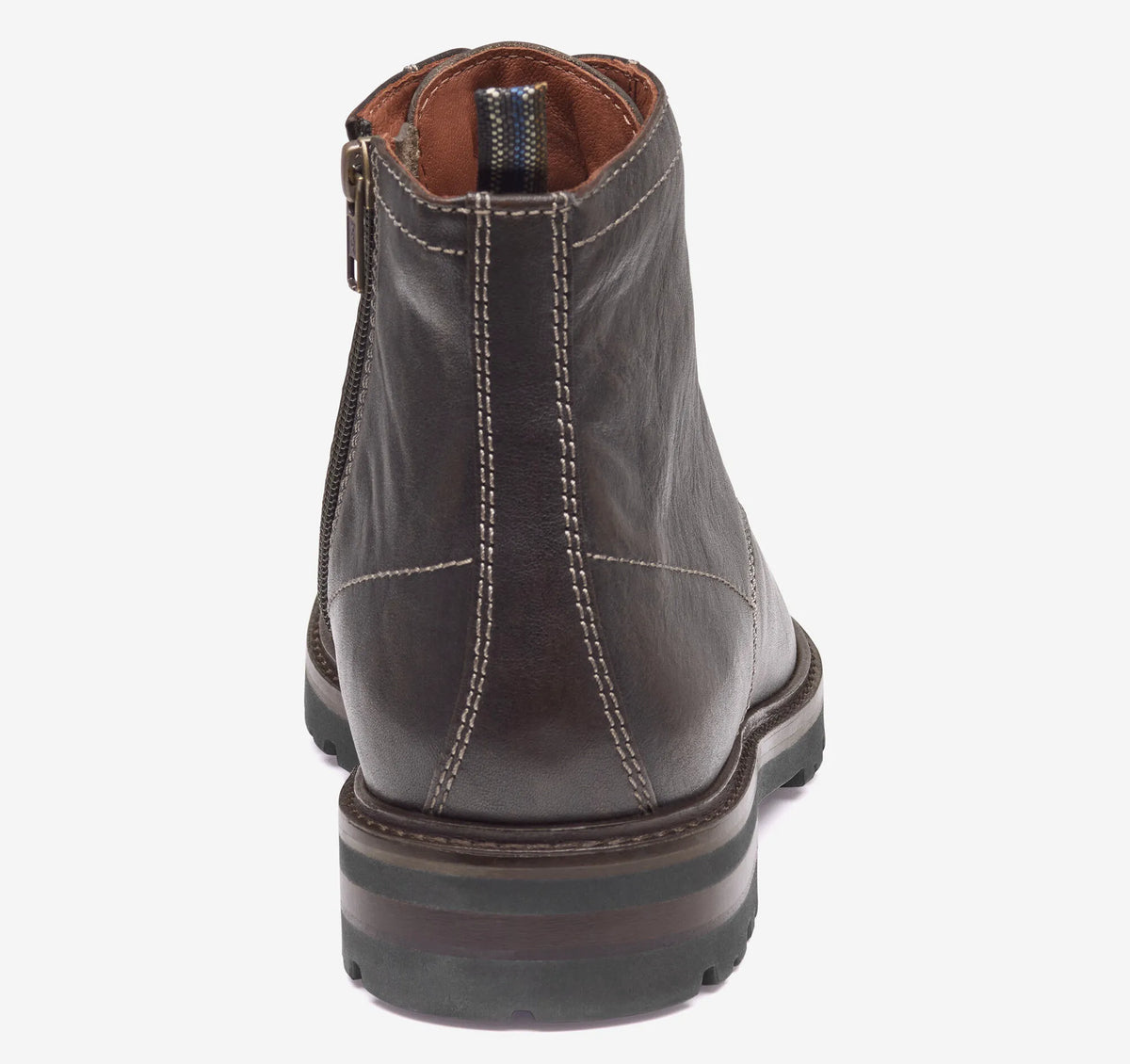 Dark Brown Bomber Leather