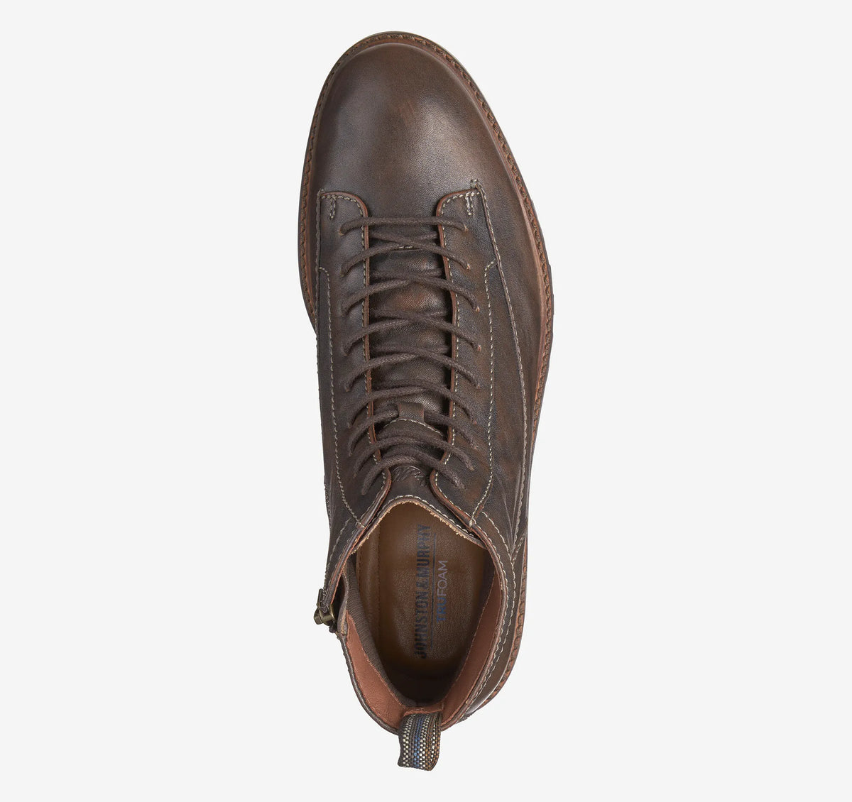 Dark Brown Bomber Leather