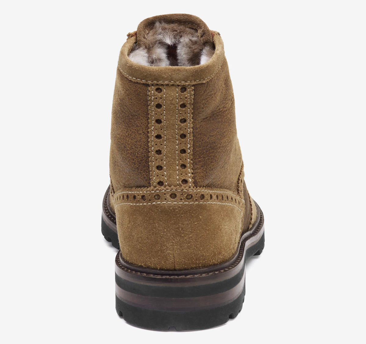 Snuff/Brown Waxed Suede/Shearling