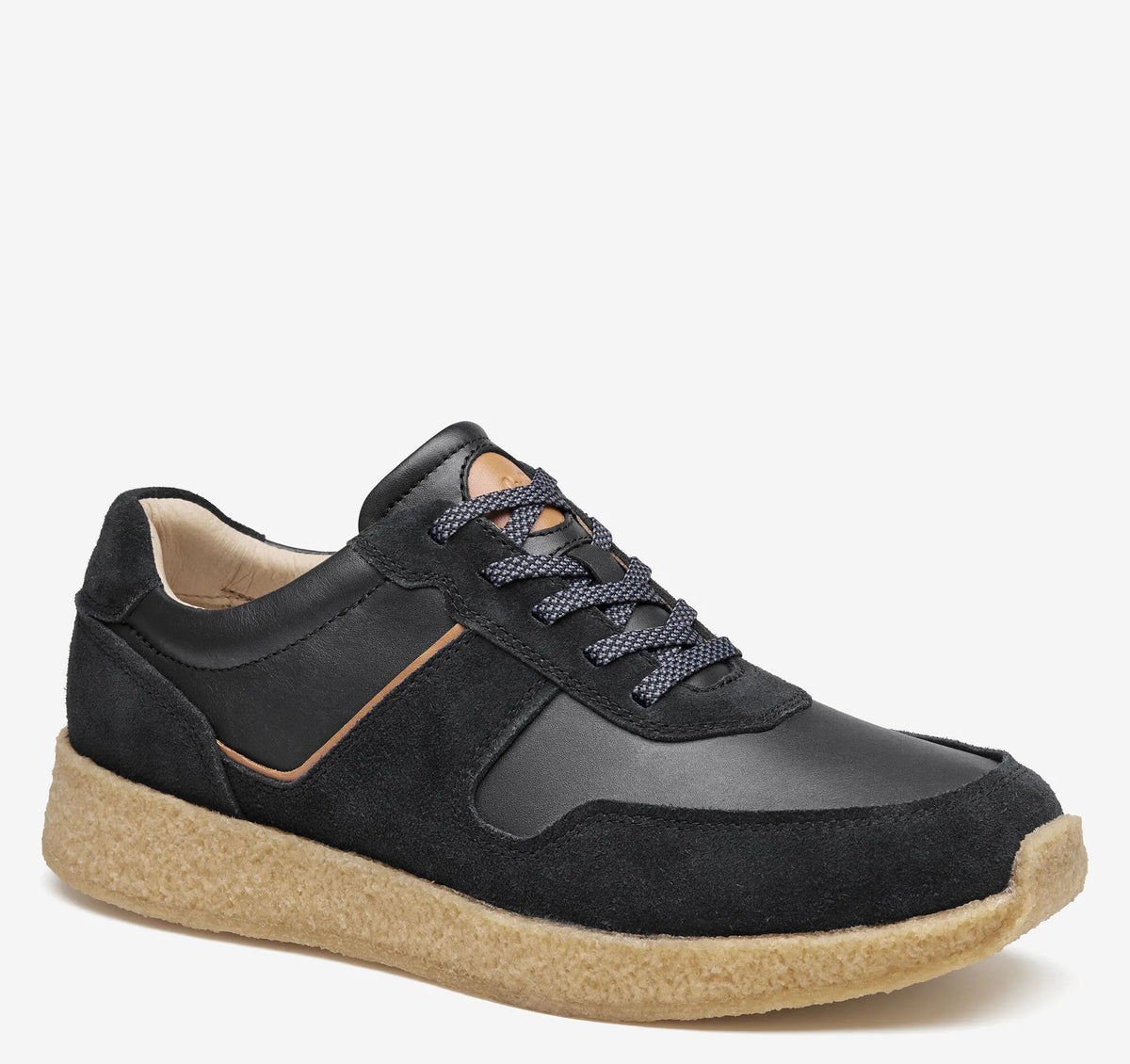 Black Suede/Full-Grain Leather