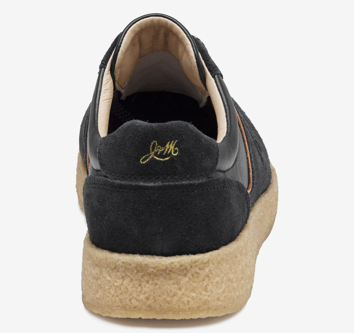 Black Suede/Full-Grain Leather